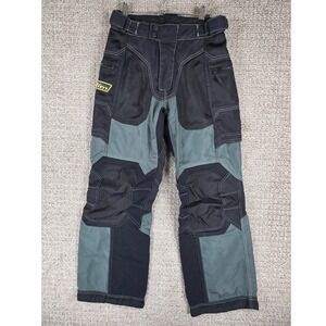 Klim Technical Riding Gear Teramid Dakar Snowmobile Pants Black Gray Size 28 Men